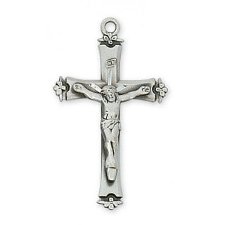 Sterling Silver Crucifix With Chain Box