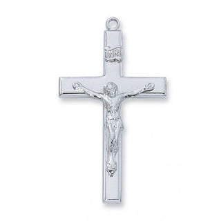 Sterling Silver Crucifix WithInch Chain 