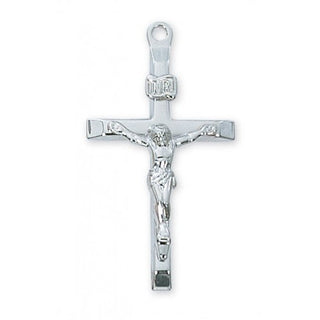 Sterling Silver Crucifix Chain Box