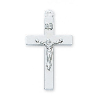 Sterling Silver Crucifix Chain Box 