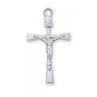 Sterling Silver Crucifix Chain Box 