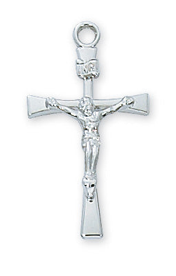 Sterling Silver Crucifix Chain Box 
