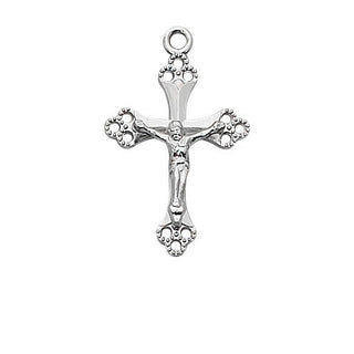 Sterling Silver Crucifix Pendant L
