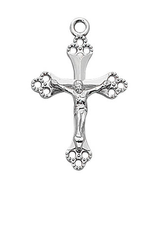 Sterling Silver Crucifix Pendant L