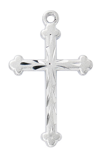 Sterling Silver Cross L