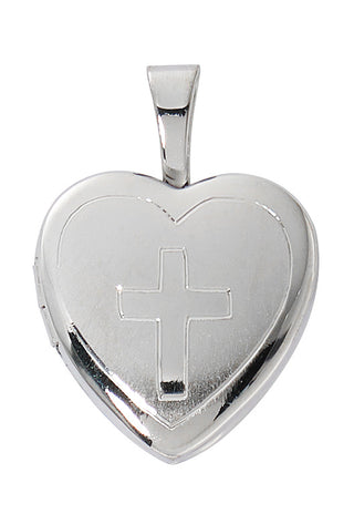 Sterling Silver Heart Locket L