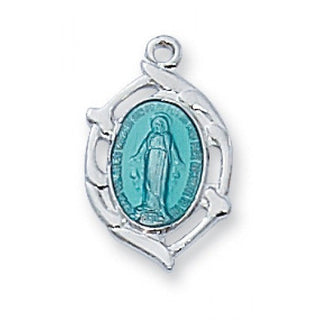 Sterling Silver Blue Enameled