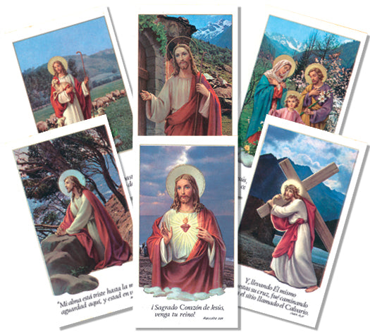 Latina Assorted Holy Cards Spanish Texts - 100-Pack – CatholicShop.com