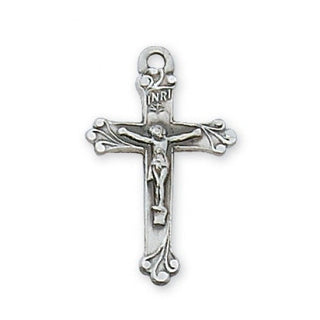 Sterling Silver Crucifix With Chain