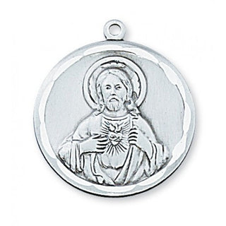 Sterling Silver Scapular WithInch Chain