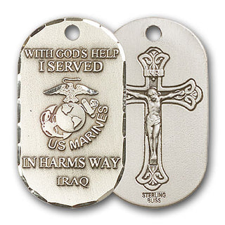 Sterling Silver Iraq / Maries Pendant