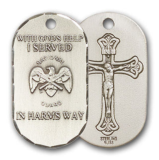 Sterling Silver National Guard Pendant