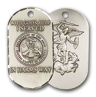 Sterling Silver Army Pendant