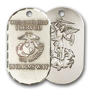 Sterling Silver Marines Pendant