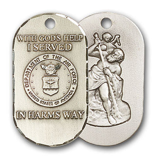 Sterling Silver Air Force Pendant