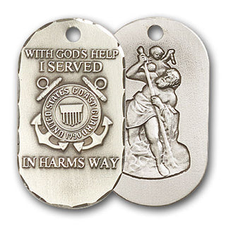 Sterling Silver Coast Guard Pendant