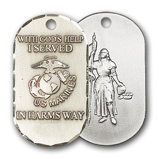 Sterling Silver Marines Pendant