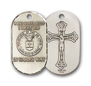 Sterling Silver Air Force Pendant