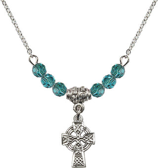 18-Inch Necklace with 4mm Zircon Beads