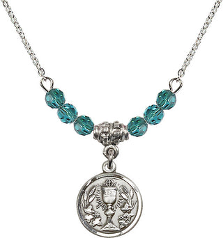 18-Inch Necklace with 4mm Zircon Beads