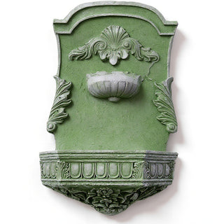 Jaimy Seashell Fountain - 28.5-inch — Mossy Green finish