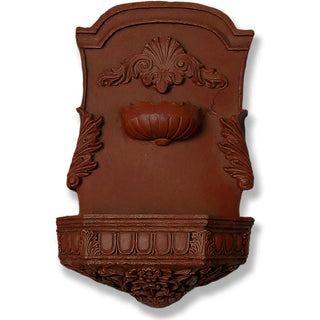 Jaimy Seashell Fountain - 28.5-inch — Rust finish
