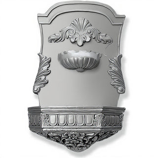 Jaimy Seashell Fountain - 28.5-inch — Silver finish