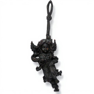 Rope Angel Statue - 25-inch — Iron finish