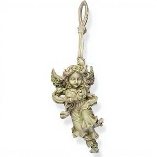 Rope Angel Statue - 25-inch — Museum Terracotta finish