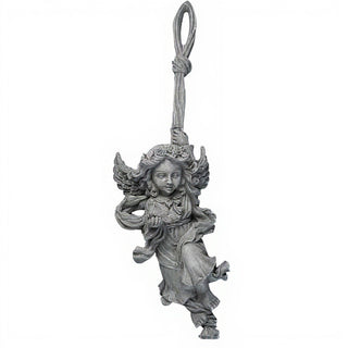 Rope Angel Statue - 25-inch — Old Stone finish