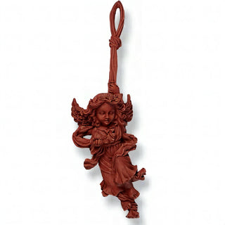 Rope Angel Statue - 25-inch — Rust finish