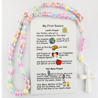 Kid'S Blue Multi Rosary Boxed