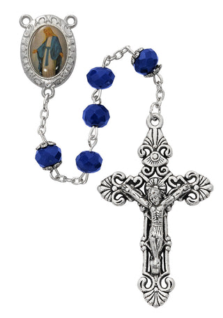Blue Our Lady of Grace Rosary
