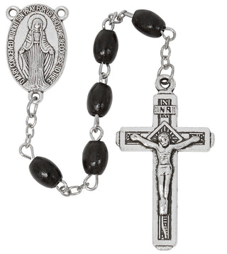 Black Wood Rosary