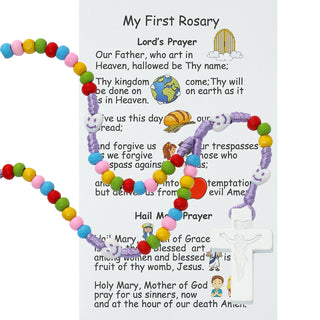 Kid'S Blue Multi Rosary Boxed