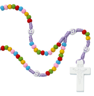 Kid'S Blue Multi Rosary Boxed