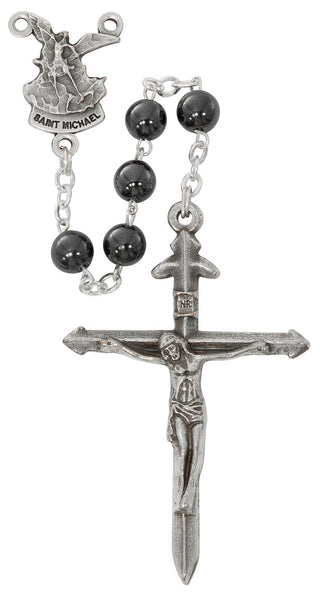 6MM Hematite Saint Michael Rosar