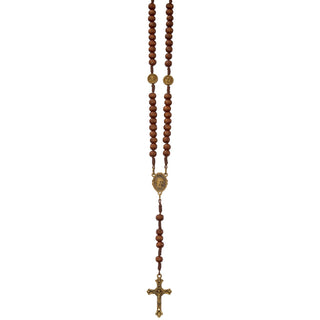 Bronze Wood St. Pio Rosary