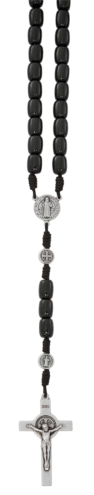 Large Black Benedict Rosary