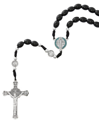 8X10MM Black Wood St. Benedict
