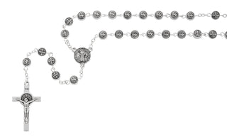 All Metal St. Benedict Rosary