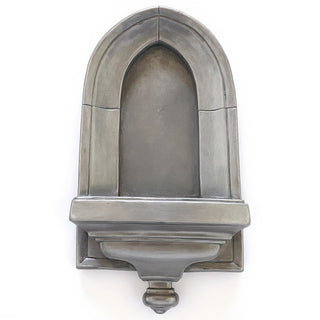 Hawk Niche Wall Niche — Aged Silver finish
