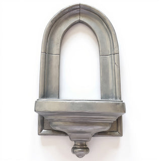 Hawk Niche Wall Niche — Antique Silver finish