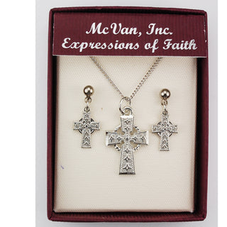 Rf Celtic Pend & Earring Set