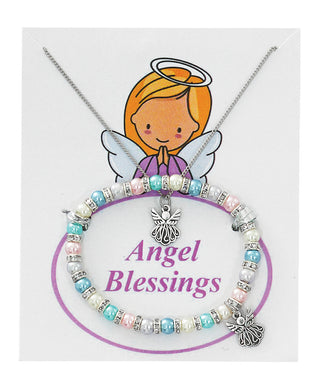 Pink Cry Youth Angel Bracelet