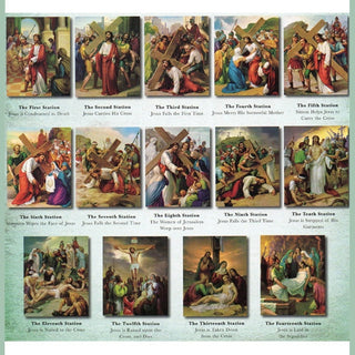 Stations Of The Cross Poster Set 6X8