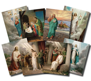 Mysteries Of The Rosary Poster Set 8X10