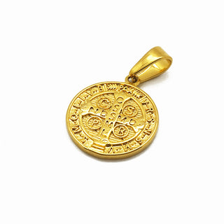 Gold plated St. Benedict Medal