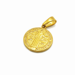 Gold plated St. Benedict Medal