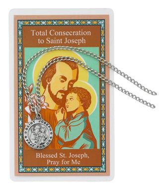 St Joseph Consecration Pendant Set